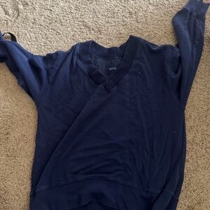 Aerie Deep Blue Knit Sweater